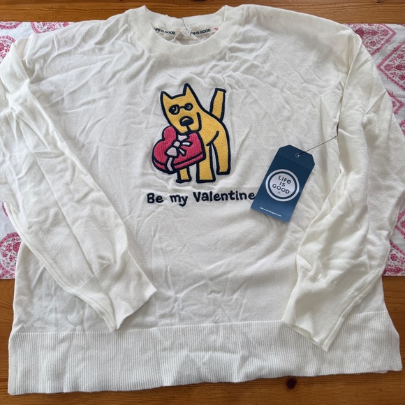 Life Is Good "Be My Valentine"
Sweater NWT M - Picture 3 of 8